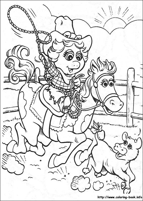 Muppet Babies coloring picture